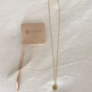 Gorjana golden circle necklace
